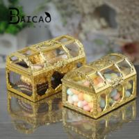 Coffret à trésor portable, boîte à bonbons, boîte à dragées de mariage, mini-boîtes cadeaux, boîte de rangement transparente en plastique de qualité alimentaire pour bijoux