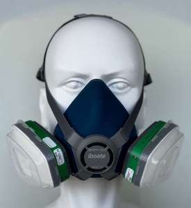 <span class=keywords><strong>Filter</strong></span> amonia formaldehida, masker Respirator Anti <span class=keywords><strong>Gas</strong></span> kartrid ganda industri setengah wajah - Product Image 6