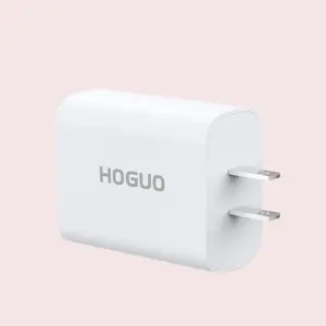 Venda por atacado o novo carregador rápido 2 em 1 USB HOGUO 20W para o celular