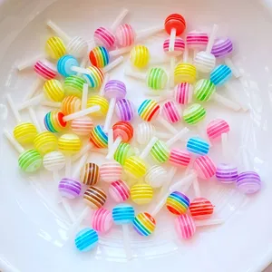 Nuevos Accesorios de Decoración Reutilizables de Resina con Pegamento de Crema de Caramelo Colorido de Dibujos Animados para Uñas 3D Artísticas Pintadas a Mano - Product Image 3