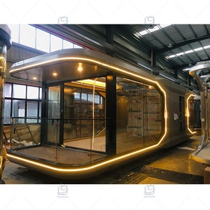 Capsule spatiale mobile petite maison moderne pliable préfabriquée maison conteneur maison <span class=keywords><strong>Camping</strong></span> Pod - Product Image 2