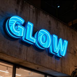 Enseigne lumineuse LED 3D à effet miroir infini pour nom d'entreprise, bar, club, sans minimum de commande, pour décoration murale - Product Image 2