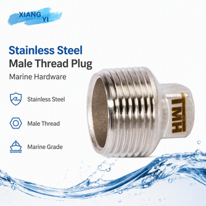 Nuevo Tapón de Extremo de Tubería BSP de Rosca Macho Hueca de Cabeza Cuadrada de Acero Inoxidable 304 de 1/4'' para Accesorios de Tuberías de Agua y Aceite de Yates Marinos - Product Image 3