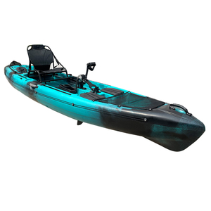 Roto-kayak de pesca con pedal de solapa, kayak de pesca de pierna ancha, moldeado individual, directo de fábrica - Product Image 2