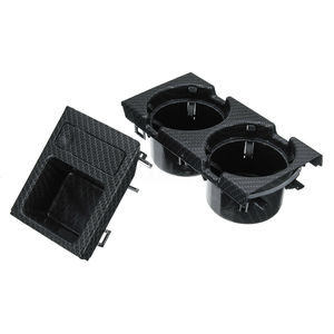 Multifunctional Cup Holder With Coin <b>Box</b> For BMW E46 3 Series 1998-2006 Center <b>Stack</b> Plastic Black Gray Beige - Product Image 5