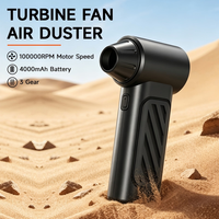 Souffleur d'air portable sans fil 100 000 tr/min, souffleur d'air électrique pour voiture, nettoyeur d'ordinateur, mini ventilateur à jet
