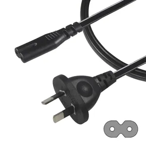 AU SAA Standard Cable Power 2 pin AU AC Power Cord C7 AU Power Cable for Home Appliance
