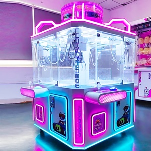 Hot New Sweeping Code Coin Operation <b>Large</b> Crane Grab Plush <b>Doll</b> Gift Machine Four Fine Machine <b>Doll</b> Claw Machine - Product Image 4
