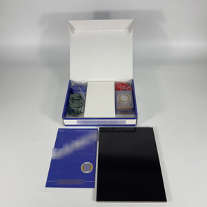 Baraja de Cartas de Plástico Personalizada Profesional al por Mayor para Juegos de Cartas Impresos con Estuche Promocional - Product Image 1
