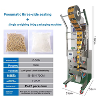 Machine d'emballage entièrement automatique sur mesure pour granulés et poudres, idéale pour l'emballage de flocons d'avoine et de haricots mungo, répondant aux besoins des PME