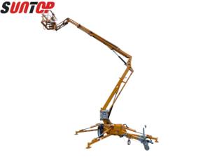 디젤 전기 배터리 전원 공중 작업 플랫폼 8m ~ 24m 버킷 바스켓 트레일러 견인 가능 관절 붐 리프트 판매 중 - Product Image 2