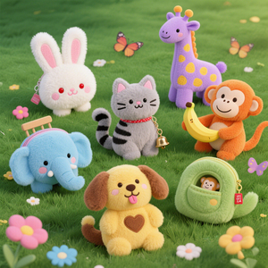 Nhà Máy Bán Hàng Trực Tiếp Động Vật Đồng Xu Ví Tùy Chỉnh Thiết Kế Ví Đồng Xu Ví Tùy Chỉnh Thiết Kế Đồng Xu Ví Trẻ Em - Product Image 1