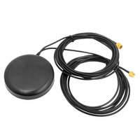 Antenne à polarisation verticale Active Combo 2 en 1 avec support magnétique rond pour voiture, GPS et suivi GSM, avec connecteur personnalisé
