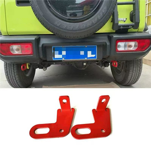 2 Pezzi Staffa di Montaggio <span class=keywords><strong>Gancio</strong></span> <span class=keywords><strong>Traino</strong></span> Posteriore Sinistro e Destro per Suzuki Jimny JB64W JB74 2019-2026 - Product Image 1