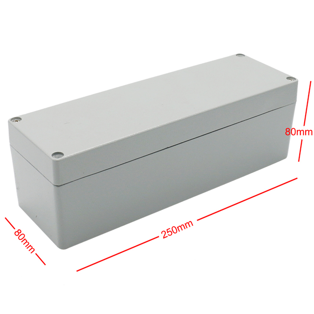 IP67 Aluminum Waterproof Enclosure Box for Electronic Components and Circuit Boards