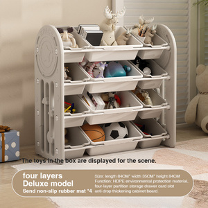 Baby Kindergarten Bedroom Furniture Set Plastic Clothes <strong>Toy</strong> Storage <strong>Organizer</strong> <strong>Kids</strong>' Cabinets - Product Image 3