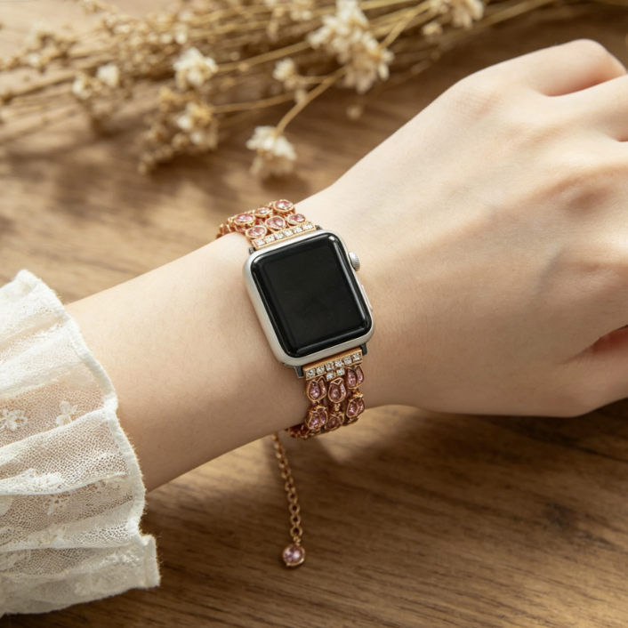 Breathable Luxury Stainless Steel Watch Band