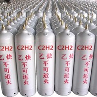 Gas Acetileno de Alta Pureza 99.95% 40L, Grado Laboratorio, C2H2, en Botella