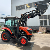 Mini tracteur remorque piste 4WD marche prix ferme jardin utilisation pour l'agriculture 25HP-120HP