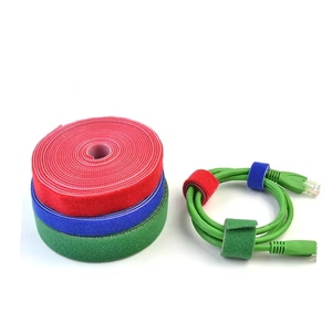 Пользовательские нейлоновые крючки и петли спина к спине велюромы кабельные стяжки эластичные патчи велюроза индивидуальные двухсторонние велюроза - Product Image 1