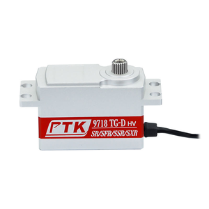 Servomoteur numérique PTK 9718 TG-D HV, moteur brushless ultra-rapide 0,042s, couple de 23 kg, boîtier CNC en aluminium pour système de contrôle de mouvement - Product Image 1