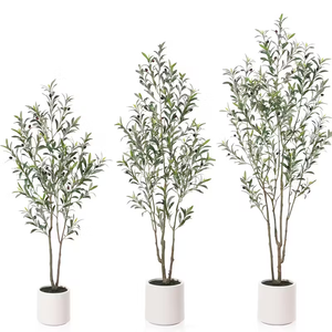 Árvore de Oliveira <span class=keywords><strong>Artificial</strong></span> em Vaso com Tronco e Ramos Realistas para Decoração de Casa e Jardim - Estoque Local nos EUA - Product Image 1