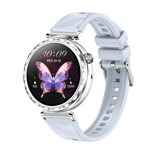 Reloj Inteligente Deportivo para Mujer, Pantalla Redonda, Diseño Moderno, T101A, Silicona, IP67, Monitor de Presión Arterial, Registro del Sueño, Gran Venta - Product Image 5