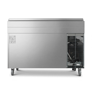 <span class=keywords><strong>Table</strong></span> de préparation de salades en acier inoxydable commercial avec réfrigérateur et protection anti-éclaboussures en verre, réfrigérateur de préparation de sandwichs pour restaurant, Subway - Product Image 3