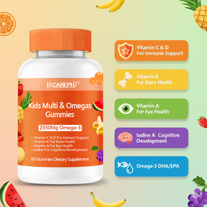 Gommose <span class=keywords><strong>Omega</strong></span>-<span class=keywords><strong>3</strong></span> per Bambini, Vitamine e Acidi Grassi <span class=keywords><strong>Omega</strong></span> <span class=keywords><strong>3</strong></span> 6 9, Vegane e Senza Zucchero - Product Image 2
