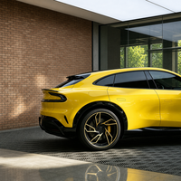 Jantes monobloc forgées en une seule pièce à rayons multiples et finition contrastée pour voitures classiques, conversion EV et restomod rétro