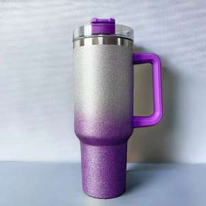 Taza de PC con aislamiento de acero inoxidable de doble capa de 40oz de primera generación, gran capacidad, termo al vacío moderno para fiestas, diseño de Vasos - Product Image 2