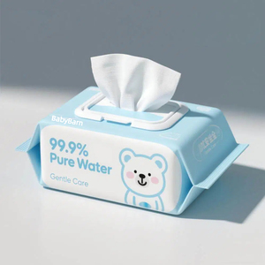 Lingettes pour bébé en gros, écologiques, biodégradables, lingettes en <span class=keywords><strong>bambou</strong></span> biologique, lingettes pour le visage de bébé à 99% - Product Image 1