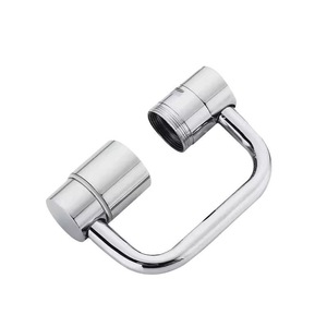 Bao Mu U-Shaped Robotic Arm Faucet 22mm Inlet Outlet 1.8gpm Flow Rate Silver Finish For Kitchen Sink - Product Image 1