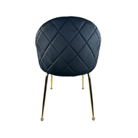 Chaise de salle à manger rembourrée empilable, chaise de restaurant, 6 Sillas De Comedor, chaise de banquet d'hôtel, chaise de salle à manger commerciale rembourrée en velours