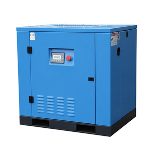 Compresseur d'air rotatif à vis industriel lubrifié et refroidi par air de 7,5 kW, 15 kW, 22 kW, 220 V, 380 V - Product Image 1