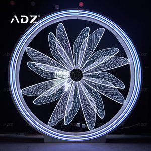 ADZ LED schillerndes Hintergrund lüfter blatt kann die kunden spezifische Größe der Lichtfarbe für Weihnachten steuern - Product Image 3