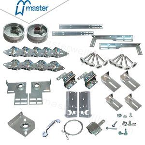 Mestre bem garagem kits de porta fabricante preço baixo atacado garagem porta ferragem caixa