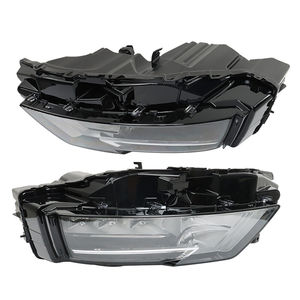 Ensemble de phares LED d'usine en vente, côté gauche + droit, pour <span class=keywords><strong>Nissan</strong></span> <span class=keywords><strong>Rogue</strong></span> SL SV 2021-2023, chrome noir, lentille transparente - Product Image 2