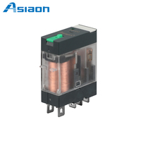 Relais miniatures Asiaon AS14F-LS 2Z 8 broches 8A/12A 3-110VDC 6-230VAC / Certifié CE, étanche, à pattes larges pour usage général, vente chaude