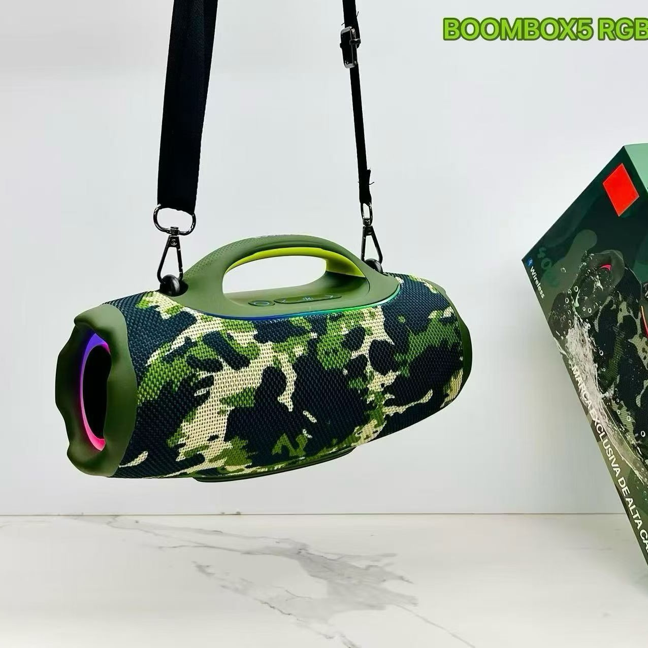 BOOMBOX5 RGB Wireless  Speaker War God Series, Handheld Outdoor Portable Bass Speaker · image 2