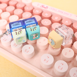 Al por mayor, Llavero mecánico personalizado con tecla de teclado, Juguete antiestrés, Bonito colgante para bolso, Regalos para jugadores - Product Image 2