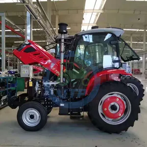 Mini Tractor agrícola multifuncional, 754TB, motor de entrenamiento de cilindro, potente, 75HP, 4WD