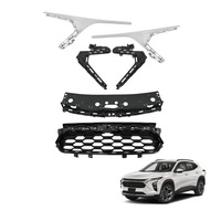 Kit de garnitures chromées pour calandre de pare-chocs avant en plastique, compatible avec Chevrolet Trax 2023 2024, neuf