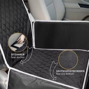 Housse de siège de <span class=keywords><strong>voiture</strong></span> pour <span class=keywords><strong>chien</strong></span> de luxe imperméable antidérapante 2 <span class=keywords><strong>en</strong></span> 1, panier de transport avant, tapis lavable pour les voyages <span class=keywords><strong>en</strong></span> <span class=keywords><strong>voiture</strong></span> avec <span class=keywords><strong>chien</strong></span> - Product Image 4