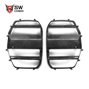 V Style <span class=keywords><strong>2020</strong></span> + pour BMW G80 M3 G82 M4 compétition G8X modèles calandre nouvelle fibre de carbone avec Double centre du rein - Product Image 5