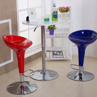 Table de bar haute réglable en hauteur, ronde 60*60, pour îlot de cuisine, noire, portable, vente en gros