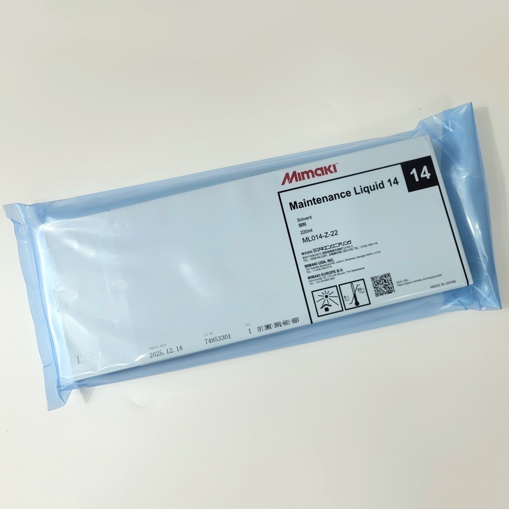 Mimaki 220ml Maintenance Liquid 14 C-ML014-Z-22-1-KW Mimaki 220ml