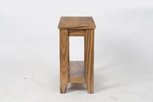Table console moderne <span class=keywords><strong>en</strong></span> bois massif pour la décoration intérieure Table de chevet avec 1 étagère ouverte pour le salon, la chambre, la salle de bain et l'entrée - Product Image 2