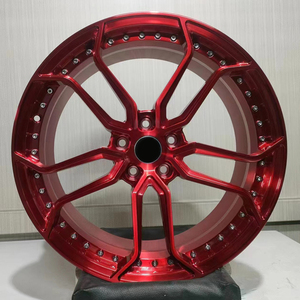 Jantes de voiture forgées rouges 18 19 20 pouces, jantes forgées 5x114.3 5x120 noires pour Audi BMW Ford <span class=keywords><strong>Mercedes</strong></span> <span class=keywords><strong>W124</strong></span> AMG, jantes de voiture pour passagers - Product Image 1