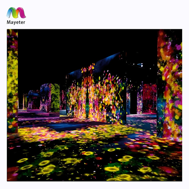 3D Holographic Immersive Projection Room 360 Around Augment Reality Interactive Projector
